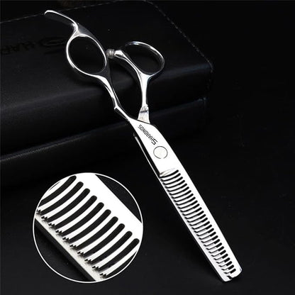 Barber hair scissors, Axemoore professional haircut Cutting Scissors/Shears set- 6", made of Japanese stainless steel, especially (6in-4pc-A)