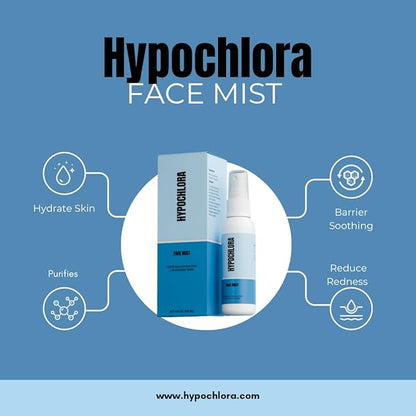 Hypochlorous Acid Face Mist – Gentle Facial Spray for Hydration & Soothing, Alcohol-Free Daily Skincare Refreshing Mist, Sensitive Skin Safe, 4 fl oz
