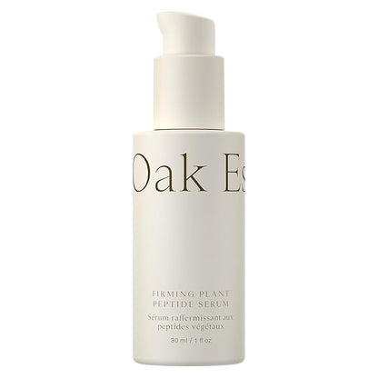 Oak Essentials Firming Plant Peptide Serum | Exosome Encapsulated Botanical Peptide Complex for Visibly Firmer, Plumper, Radiant Skin, 1 Fl Oz