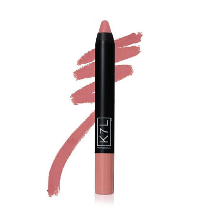 K7L Nude Pink Lipstick Crayon - Matte - Pink Cloud