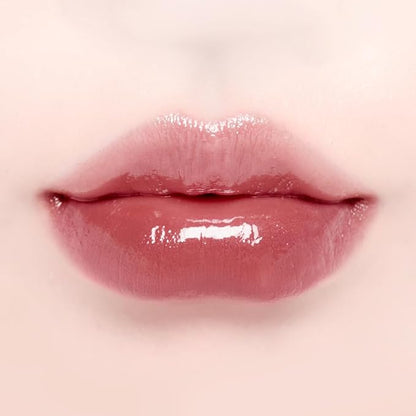 DINTO Blur-Glowy Lip Tint - Glossy Finish, Hydrating, Long Lasting, Lightweight Texture, Non-Sticky, Vegan & Cruelty-Free, K beauty (204 Modestia, 0.11 fl.oz) (30 colors)