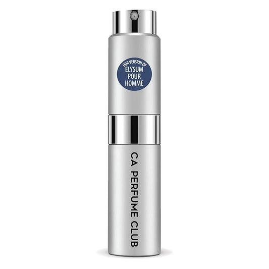 CA Perfume Impression of Elysium Pour Homme Parfum Cologne for Men Aromatic Fougere Scent Long Lasting Cologne for Men Eau De Parfum Travel Size Refillable Atomizer Spray 0.27 Fl Oz 8ml