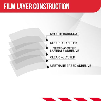 United Centurion Window Tint 42% VLT 24" Inx100'Ft 2Ply Carbon - PET Laminated Adhesive Film - Privacy Window Tint for Cars, Home, Blocks UV/IR Rays, Reduce Heat & Glare - Lifetime Color Stability
