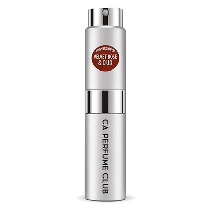 CA Perfume Impression of Velvet Rose & Oud for Men Amber Floral Scent Long Lasting Cologne for Men Eau De Parfum Travel Size Refillable Atomizer Spray 0.27 Fl Oz 8ml