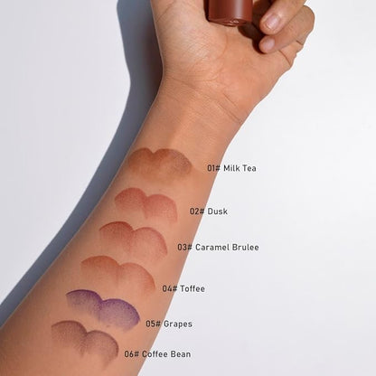 2-in-1 Gradient Lip Liner and Lipstick Lip Combo Set - Achieve Flawless Contour and Gradual Ombre Effect with Easy-to-Use Crayon Form and Cone Tip (04# Toffee, 1 Count (Pack of 1))