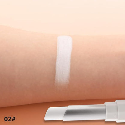 White Matte Creamy Lipstick for Women, Longwear Lips Gloss & Face Paint Stick, Lip Stick Stain Long Lasting Waterproof Effortless Application Full Coverage Velvet Gloss for Party, Halloween Makeup 02#
