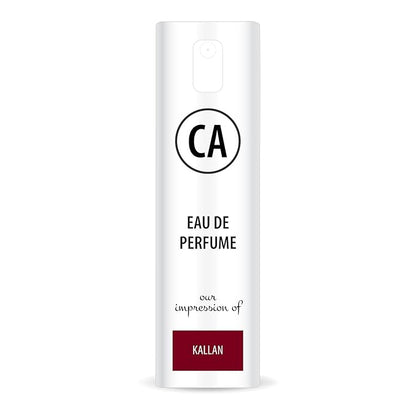 CA Perfume Impression of Kallan Unisex Eau De Parfum Amber Spicy Scent Long Lasting Unisex Fragrance Travel Size TSA Ready for Day and Night Wear 0.33 Fl Oz 10ml