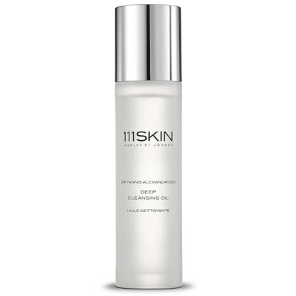 111SKIN Deep Cleansing Oil for Face, Lightweight Hydrating Facial Oil Cleanser for All Skin Types, Makeup Remover with Ceramides, CICA & NAC Y2 Complex Gently Removes Blackhead & Impurities, 3.4 fl oz