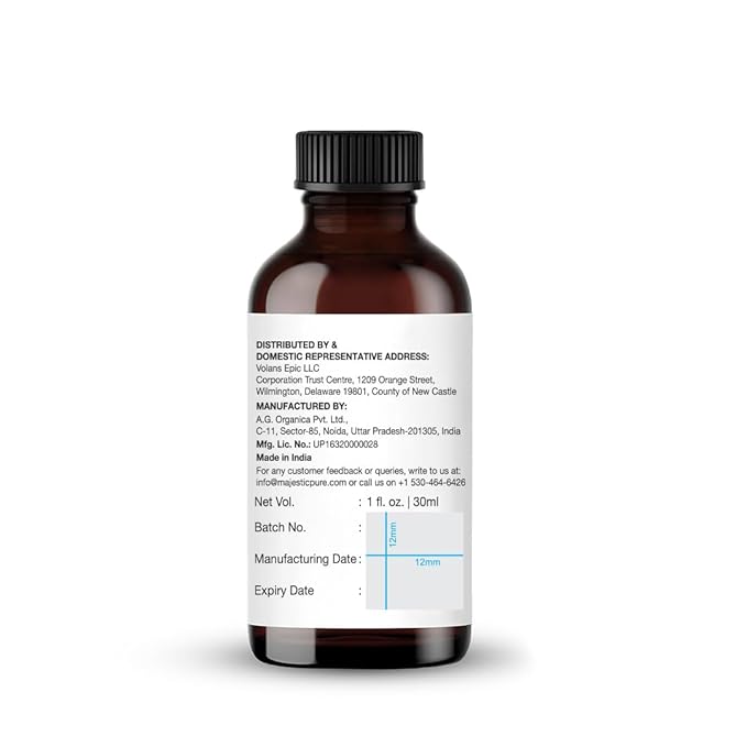Majestic Pure Cedarwood Essential Oil with Glass Dropper - 1 Fl Oz - 100% Pure and Natural Cedarwood Oil - Premium Grade Essential Oils for Diffuser, Aromatherapy, Soap and Candle Making