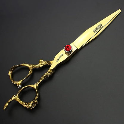 Hair Scissors 6/7/8/9-inch 440C High Hardness For Hairdressers Haircuts Cuttinging Scissors Professional Haircut (7-in cutting scissors)
