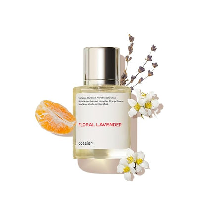 Dossier - Floral Lavender - Eau de Parfum - Inspired by YL's Libre - Perfume Luxury - Pure Infused - Paraben-Free - Vegan - For Women - Fragrance 1.7 Fl oz (Spray 50ml)