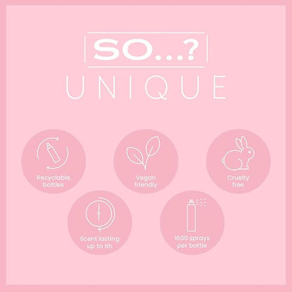 So...? Unique Truffle Cream Body Mist - Vanilla, Gourmand, Fruity Perfume for Women - Cruelty Free Body Spray for Women - 5.1 oz