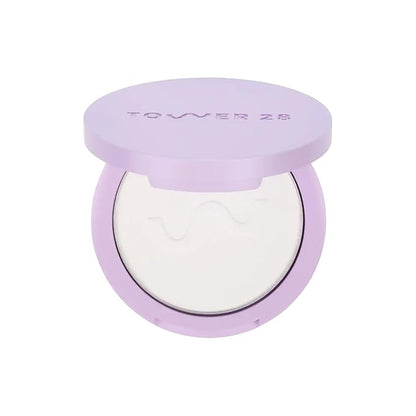 Tower 28 GetSet™ Talc-Free Setting Powder – Blurring, Soft Matte, Sweat-Proof & Transfer-Proof – Hydrating, Sensitive Skin Safe, Vegan & Cruelty-Free – Translucent Trestles