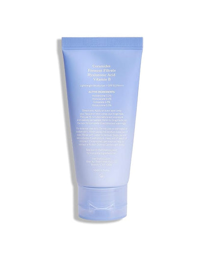 Then I Met You Essence Light Sunscreen, Broad Spectrum SPF 50 Lotion PA+++, with Hyaluronic Acid, Vegan, Cruelty-Free, 1.69 oz