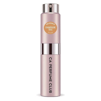 CA Perfume Impression of Champagne Toss for Women Floral Fruity Scent Long Lasting Perfumes for Women Eau De Parfum Travel Size Refillable Atomizer Spray 0.27 Fl Oz 8ml