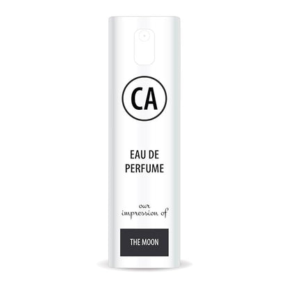 CA Perfume Impression of The Moon Unisex Eau De Parfum Amber Floral Scent Long Lasting Unisex Fragrance Travel Size TSA Ready for Day and Night Wear 0.33 Fl Oz 10ml
