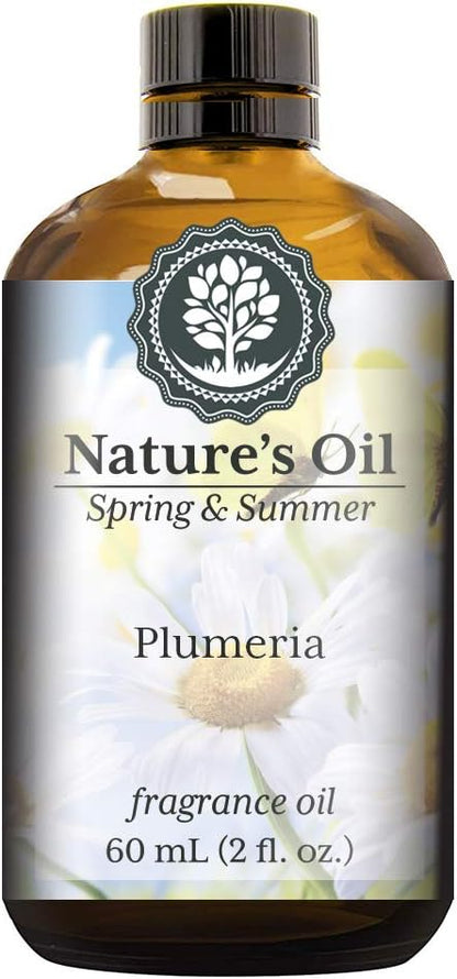 Plumeria Fragrance Oil (60ml) For Diffusers, Soap Making, Candles, Lotion, Home Scents, Linen Spray, Bath Bombs, Slime