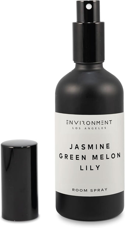 ENVIRONMENT Inspired by 5-Star Resort WN Room Spray, 100ml Air Freshener (Jasmine | Green Melon | Lily) Home Fragrance Accessories, Room Perfume, Room Deodorizer, Vegan & Cruelty-Free