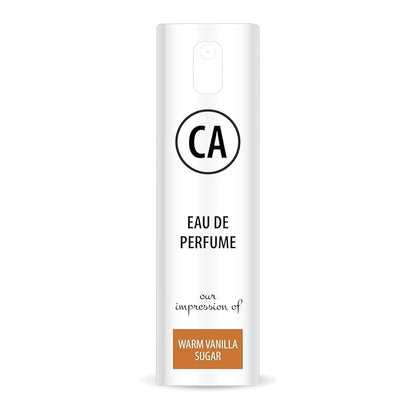 CA Perfume Impression of Warm Vanilla Sugar for Women Eau De Parfum Amber Vanilla Scent Long Lasting Perfumes for Women Travel Size TSA Ready for Day and Night Wear 0.33 Fl Oz 10ml