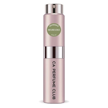 CA Perfume Impression of Inflorescence for Women Floral Scent Long Lasting Perfumes for Women Eau De Parfum Travel Size Refillable Atomizer Spray 0.27 Fl Oz 8ml