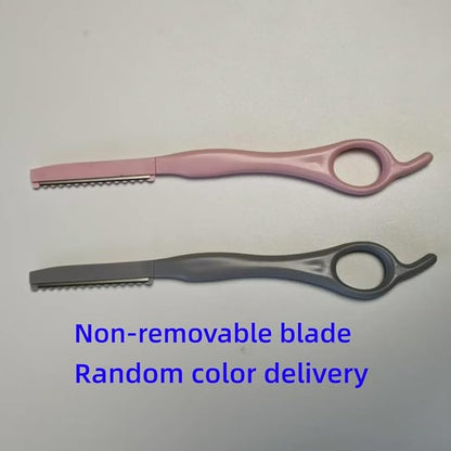 Stainless Steel Hair Cutting Tool for Salon & Home, Premium Hair Thinning Texturizing Faether Razor