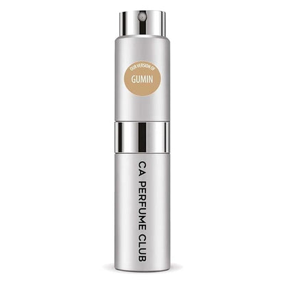 CA Perfume Impression of Gumin for Women and Men Citrus Aromatic Scent Long Lasting Unisex Fragrance Eau De Parfum Travel Size Refillable Atomizer Spray 0.27 Fl Oz 8ml
