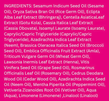 KHADI COLOR CARE Hair Oil - Hair treatment for fixing plant hair color - shine & UV protection - luminosity - 100% natural, plant-based & vegan - 1.69 fl oz