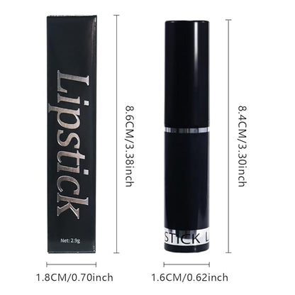 Dark Purple Matte Lipstick Crayon Pencil Set,Velvet Lip Stick for Women 24 Hour Long Lasting Waterproof Lip Liner,Magic Lipstick 24 Hours Original Lip Liner Makeup Stain Long Lasting Waterproof