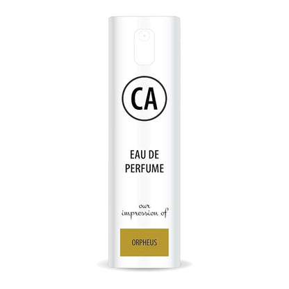 CA Perfume Impression of Orpheus Unisex Eau De Parfum Woody Chypre Scent Long Lasting Unisex Fragrance Travel Size TSA Ready for Day and Night Wear 0.33 Fl Oz 10ml