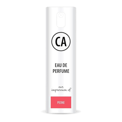 CA Perfume Impression of Peone for Women Eau De Parfum Floral Scent Long Lasting Perfumes for Women Travel Size TSA Ready for Day and Night Wear 0.33 Fl Oz 10ml