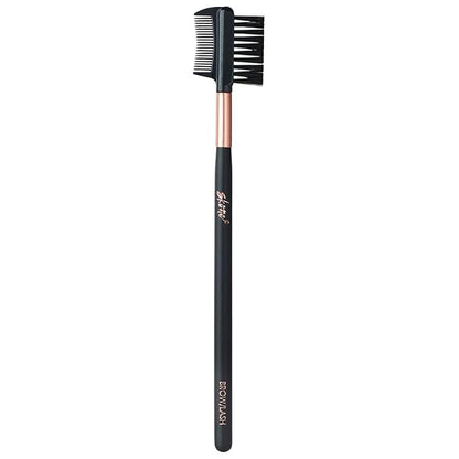 Skone Cosmetics Eyebrow Brush and Comb, Luxe Premium Rose Gold Eyelash Brush and Eyelash Comb - Professional Grade Nylon Eye Brow Brush Comb, Dual Sided Eyelash Brush Separator