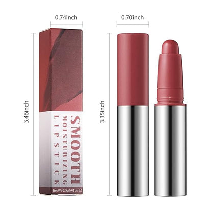 Crimson Matte Lipstick Crayon - High Pigment Creamy Formula, Waterproof Long Lasting, Smooth Glide Application, Non-Sticklipstick, Ultra Thin Lightweight, Velvet Matte Lip Feel for Women 03#