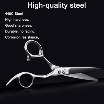 Dream Reach Hair Cutting Scissors Professional Barber Shears, 6.0 inch Hairdressing Regular Scissor Salon Razor Edge Hair Cutting Shear Japanese 440C Stainless Steel