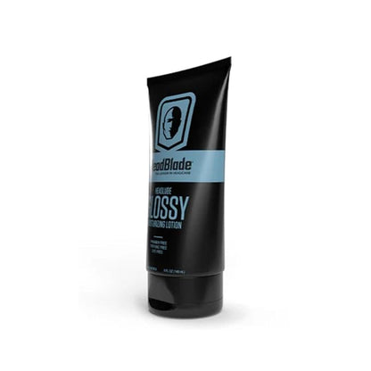 HeadBlade HeadLube Glossy Aftershave Moisturizer Lotion for Men (5 oz) - Leaves Head Shiny and Grease-Free