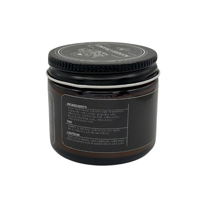 Lumberjack - Whipped Tallow Moisturizer - Cedarwood, Black Pepper, Vetiver, Juniper - 100% Natural Grass-Fed Tallow & Organic Jojoba. Chemical-Free. For Dry, Sensitive & Eczema Prone Skin.- 0.7oz