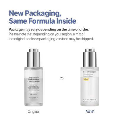 SUNGBOON EDITOR Deep Collagen Wrinkle Filler Serum | Volufiline + Collagen + Niacinamide | Firming, Wrinkle Care, Skin Elasticity | Stocking Stuffers for Women | Korean Skincare, 1.01 fl.oz