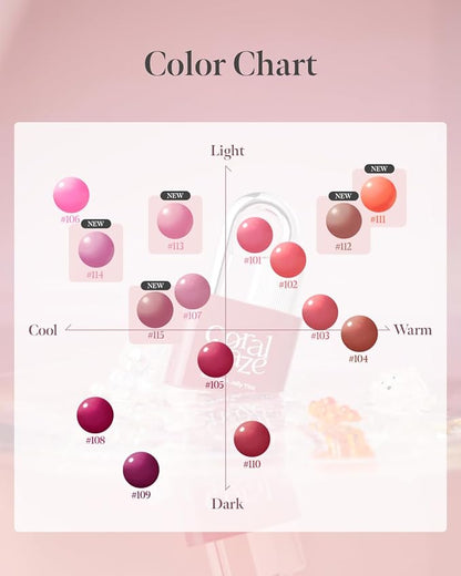 CORLAHAZE Glow Lock Jelly Tint 114 Sure 4g, Hydrating Jelly Glow Lip Stain, Glass-Like Shine Lip Gloss, Long-Lasting Color, Moisturizing Lip Enhancer, Collectible Lock-Shaped Design, Korean Makeup