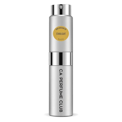 CA Perfume Impression of Starlight for Women and Men Amber Spicy Scent Long Lasting Unisex Fragrance Eau De Parfum Travel Size Refillable Atomizer Spray 0.27 Fl Oz 8ml