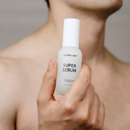 SUPER SERUM Anti Aging Serum for Face: 5% Niacinamide Serum, Bakuchiol Serum, Vitamin C Face Serum for Men Korean Skin Care Tranexamic Acid Textured skin treatment, Pore Minimizer JAXON LANE 2 Bottles