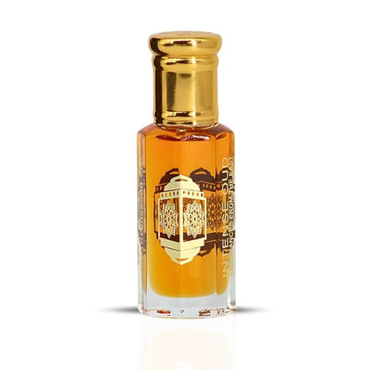 INTENSE OUD Jasmin Arabian Perfume Oil for Men & Women, Long Lasting Alcohol-Free Concentrated Fragrance, 12ml (0.40 oz) in Black Gift Box, White Jasmine & Vanilla Notes