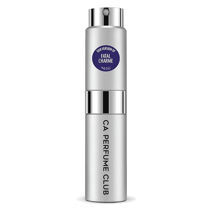 CA Perfume Impression of Fatal Charme for Women and Men Floral Woody Musk Scent Long Lasting Unisex Fragrance Eau De Parfum Travel Size Refillable Atomizer Spray 0.27 Fl Oz 8ml