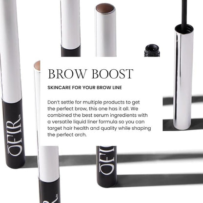 OFIR Brow Tonic Serum Browliner | Smudge-Proof Matte Finish | Hybrid Makeup & Skincare with Hyaluronic Acid & Plant Extracts | Strengthening | Cruelty-Free Brow Serum| Biscuit - Warm Blond, 0.057 Oz