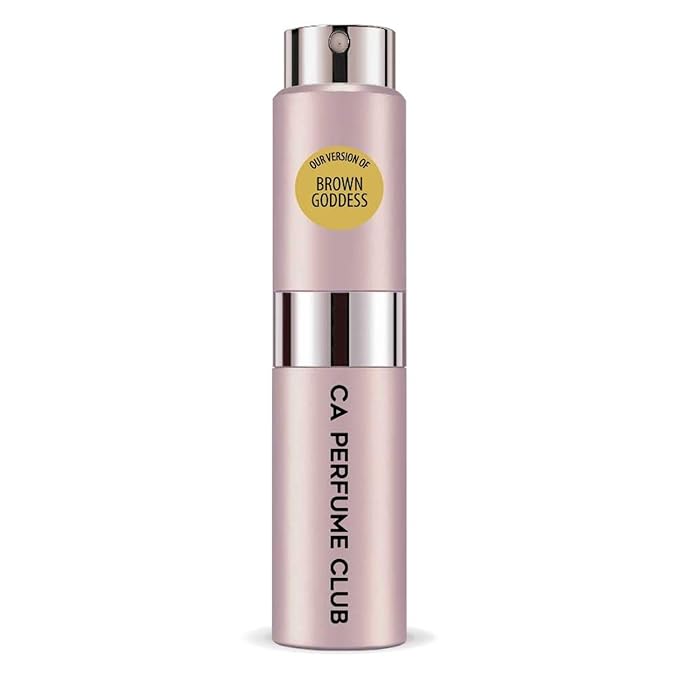 CA Perfume Impression of Estee L. Brown Goddess For Women Replica Version Fragrance Dupes Concentrated Long Lasting Eau de Parfum Spray Refillable Atomizer Bottle 0.27 Fl Oz/ 8ml
