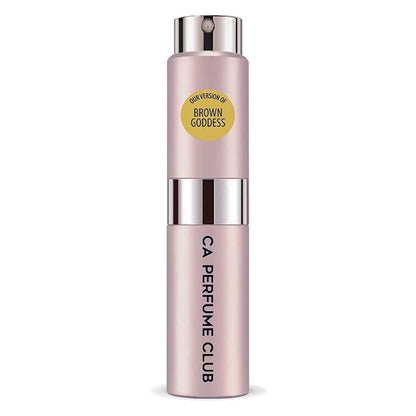 CA Perfume Impression of Estee L. Brown Goddess For Women Replica Version Fragrance Dupes Concentrated Long Lasting Eau de Parfum Spray Refillable Atomizer Bottle 0.27 Fl Oz/ 8ml