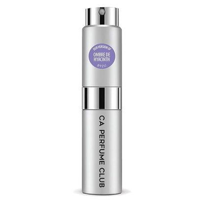 CA Perfume Impression of Ombre De Hyacinth for Women and Men Floral Scent Long Lasting Unisex Fragrance Eau De Parfum Travel Size Refillable Atomizer Spray 0.27 Fl Oz 8ml