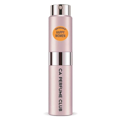 CA Perfume Impression of Happy Women for Women Floral Fruity Scent Long Lasting Perfumes for Women Eau De Parfum Travel Size Refillable Atomizer Spray 0.27 Fl Oz 8ml