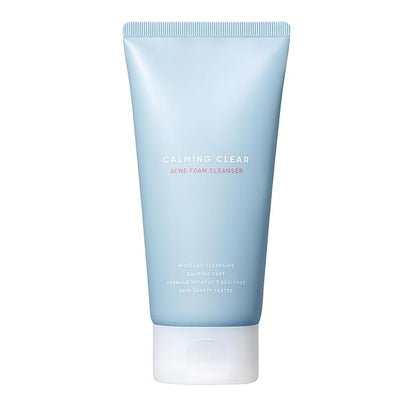 Leaders Calming Clear Acne Foam Cleanser – Gentle Deep Cleanser for Acne-Prone Skin, Acne Skin Care, Calms Redness & Irritation, Controls Excess Sebum & Exfoliate Dead Skin Cells 150ml (5.07 oz)
