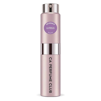 CA Perfume Impression of La Tosca for Women Chypre Floral Scent Long Lasting Perfumes for Women Eau De Parfum Travel Size Refillable Atomizer Spray 0.27 Fl Oz 8ml