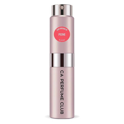 CA Perfume Impression of Peone for Women Floral Scent Long Lasting Perfumes for Women Eau De Parfum Travel Size Refillable Atomizer Spray 0.27 Fl Oz 8ml