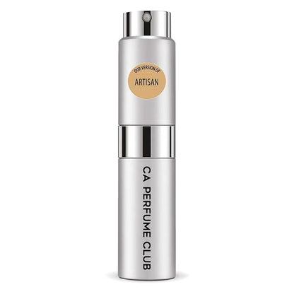 CA Perfume Impression of J. Varvatos Artisan For Men Replica Version Fragrance Dupes Concentrated Long Lasting Eau de Parfum Spray Refillable Atomizer Bottle 0.27 Fl Oz/8ml-X1